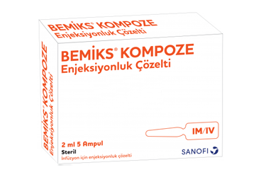 BEMIKS KOMPOZE ENJEKSIYONLUK COZELTI (5 AMPUL)